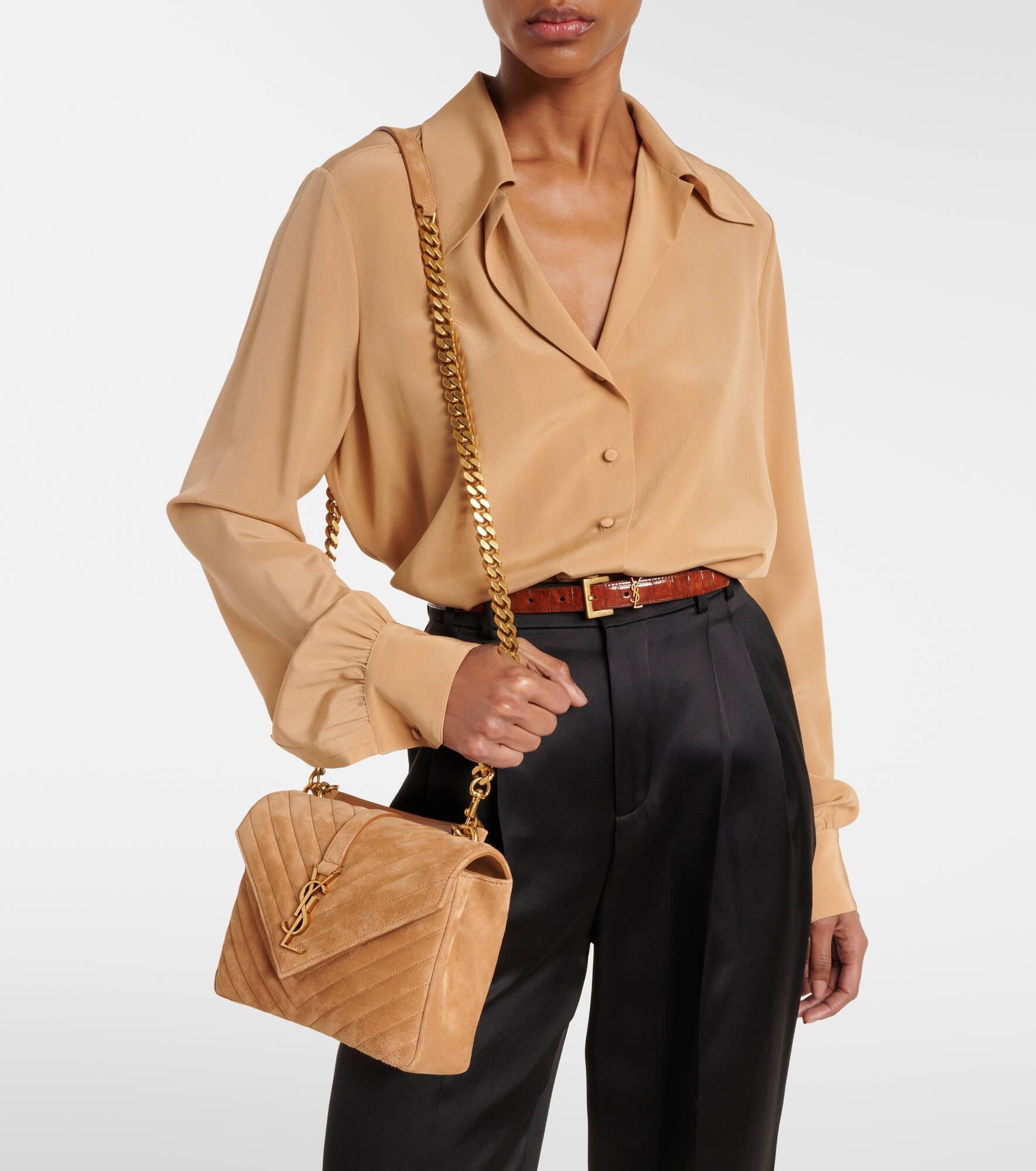 Collège Medium leather shoulder bag - 7