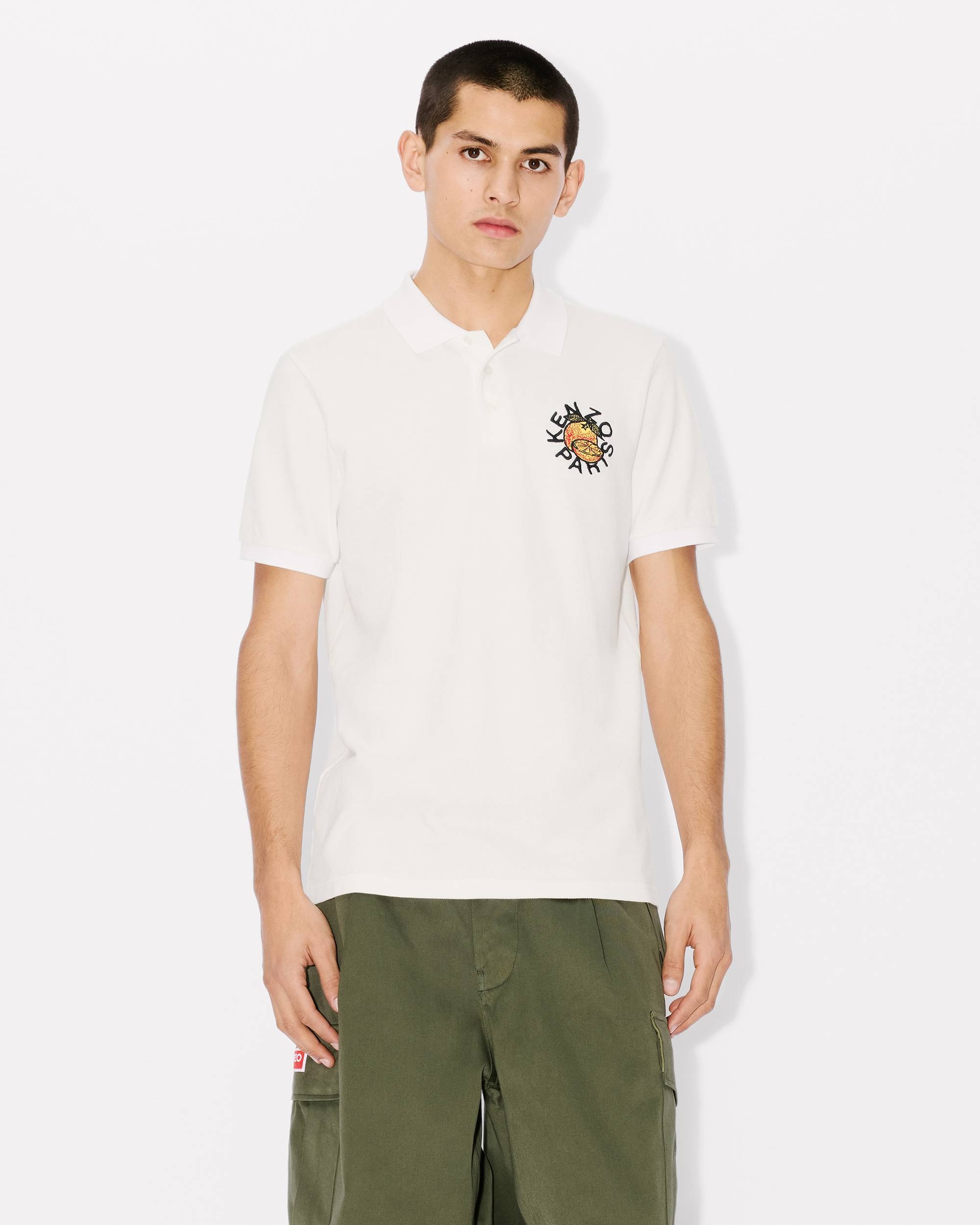 'KENZO Orange' slim polo - 3