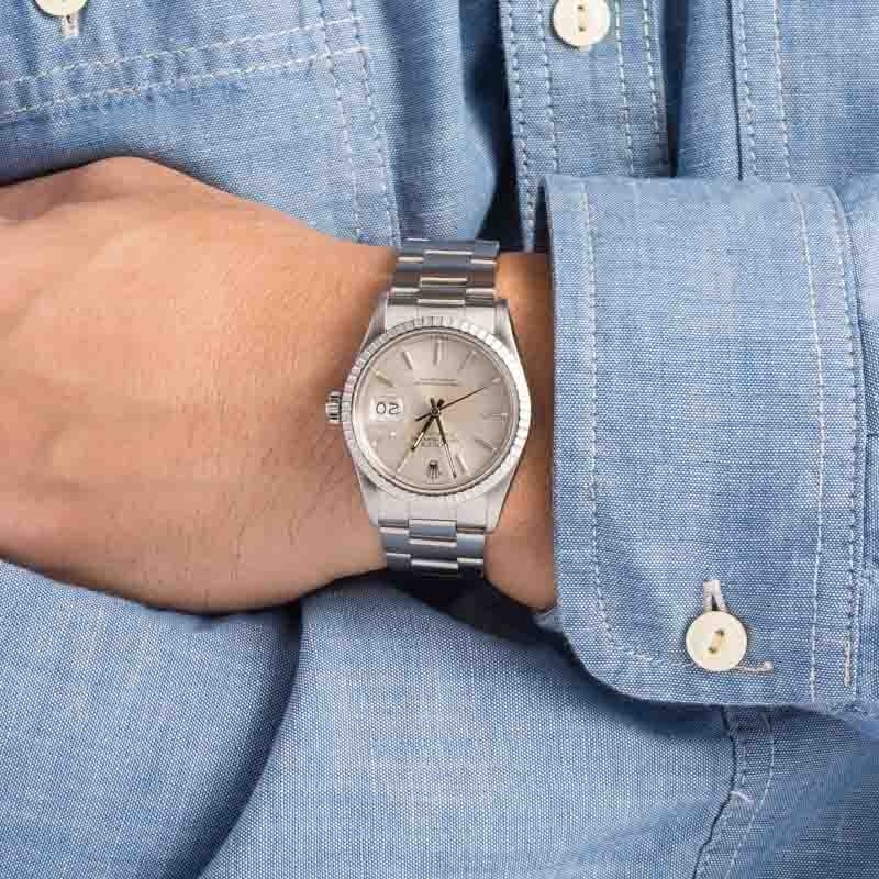 Rolex Datejust 16030 Silver Dial - 5