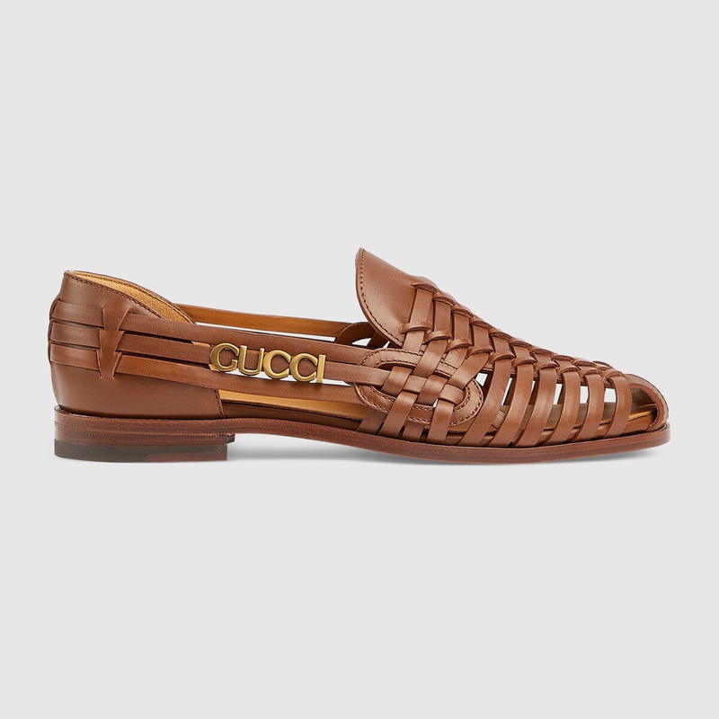 Men's sandal with Gucci detail 1