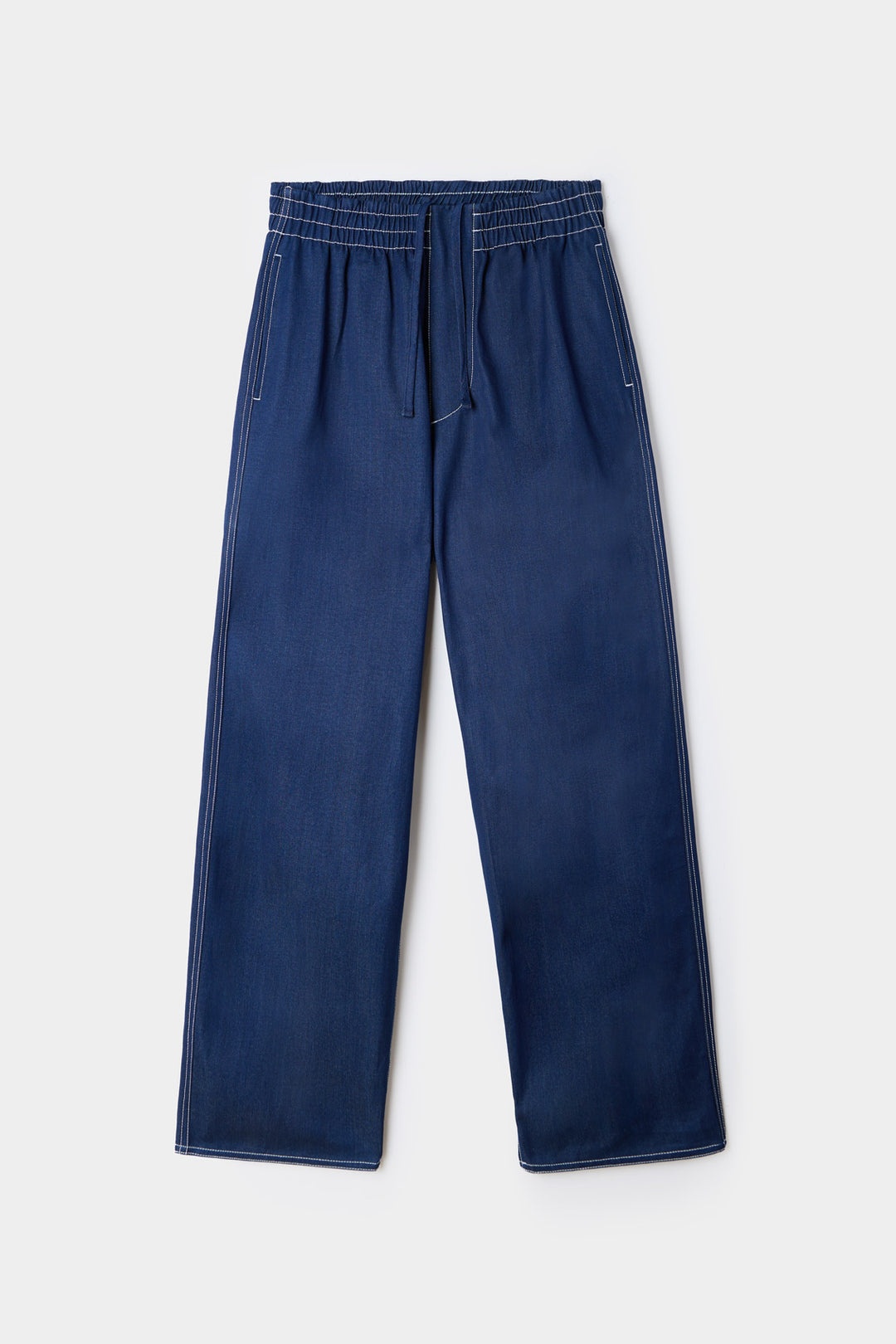 ELASTIC PANTS / denim / blue - 1