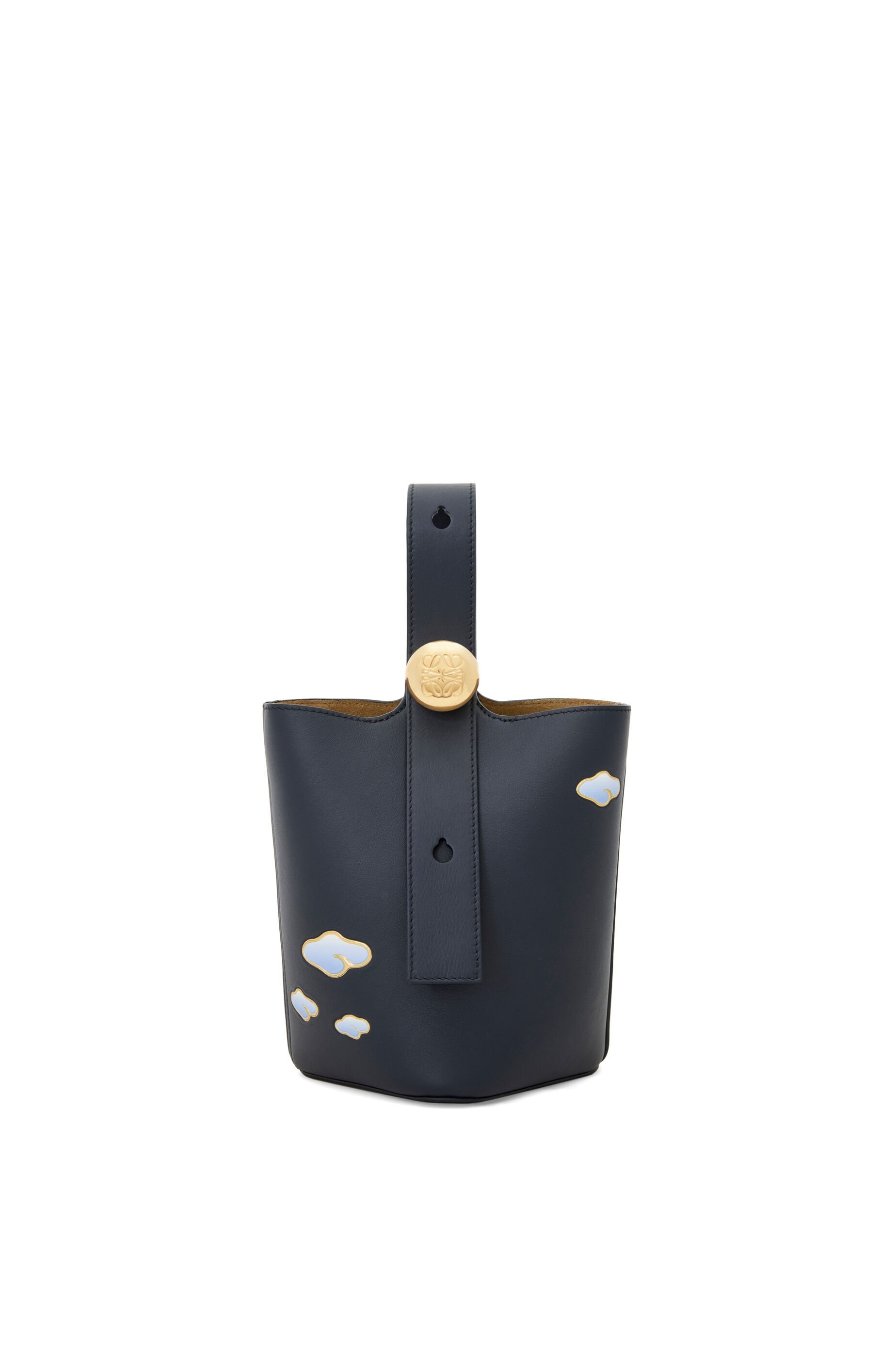 Mini Pebble bucket in nappa calfskin - 4