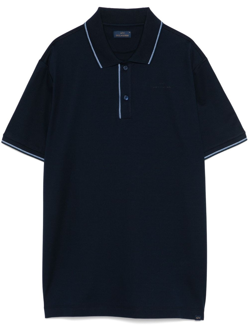 cotton piqué polo shirt 1