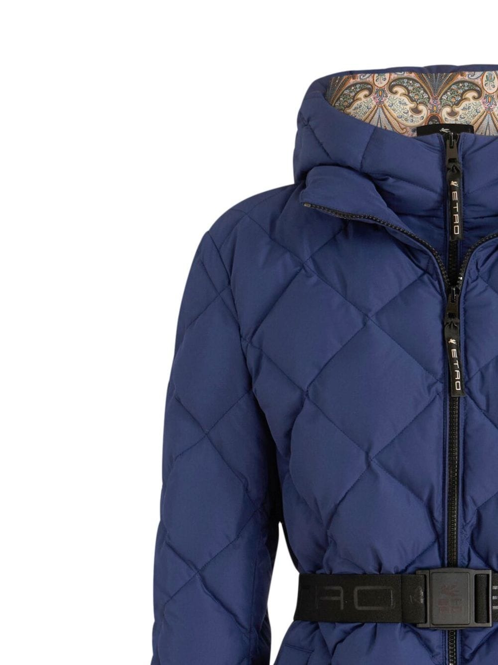 zipped hooded puffer jacket - 7
