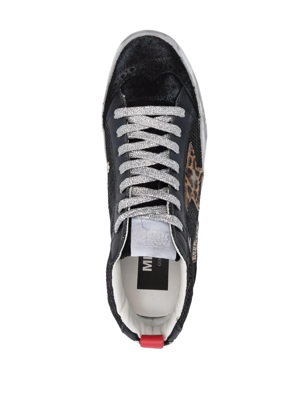 star-patch high-top sneakers - 4