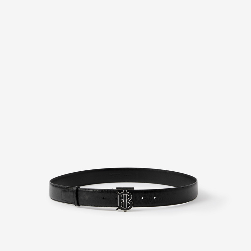 Grainy Leather TB Belt 1