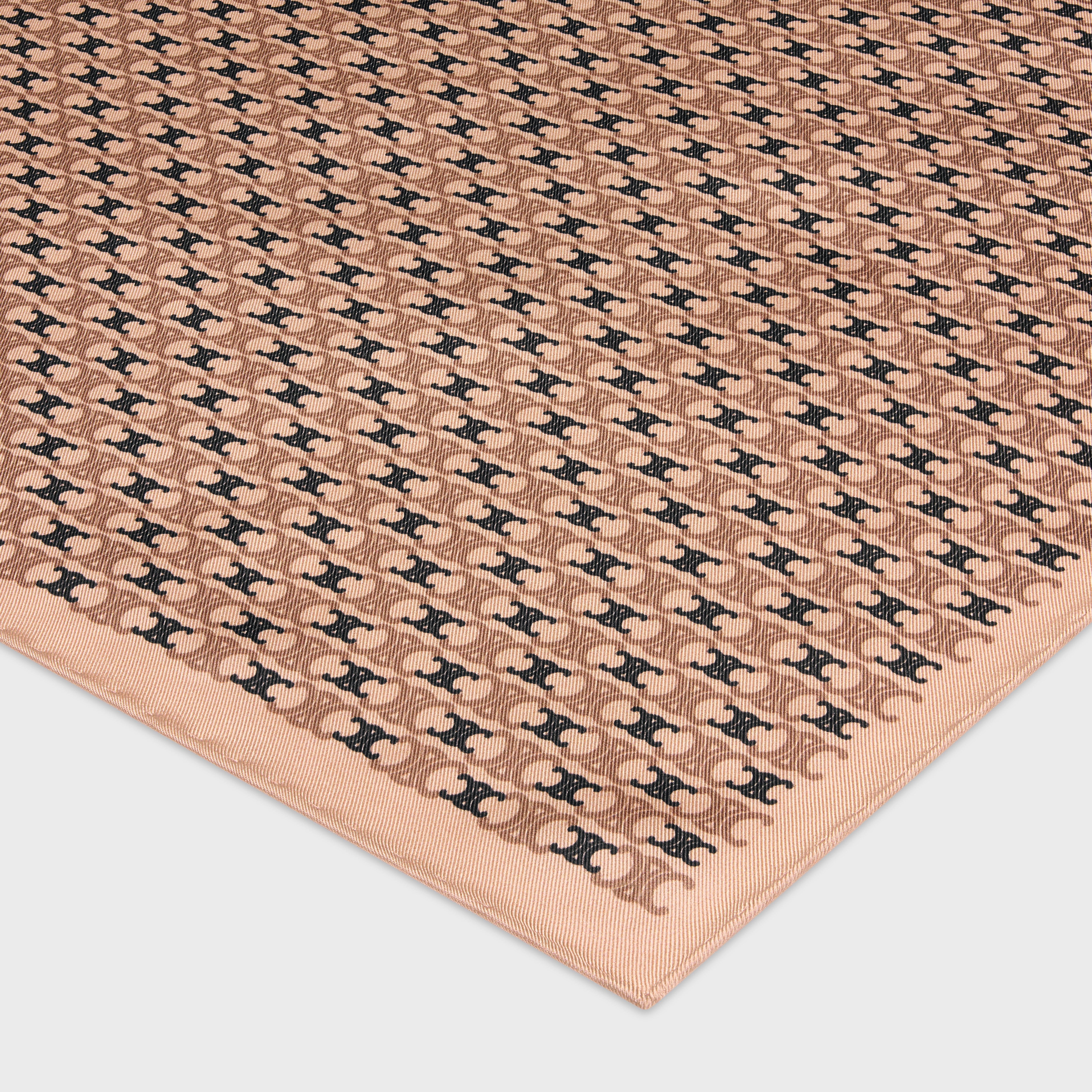 scarf in triomphe chain silk twill - 2