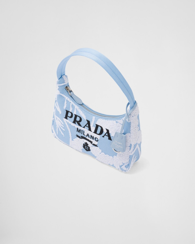 Prada Re-Edition 2000 embroidered drill mini bag outlook