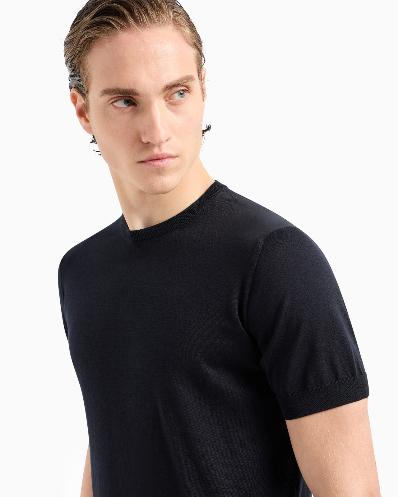 Silk and cotton crew-neck jumper - 5