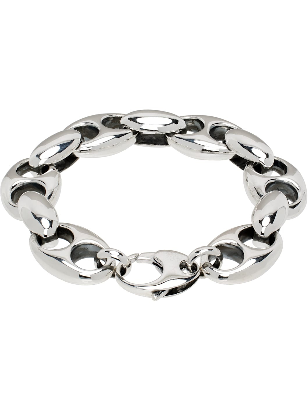 Silver Large Barbara Chain Bracelet - 2