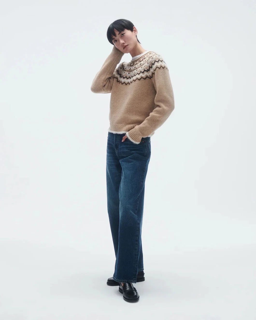 CHALET CREW IN CASHMERE BLEND - 3
