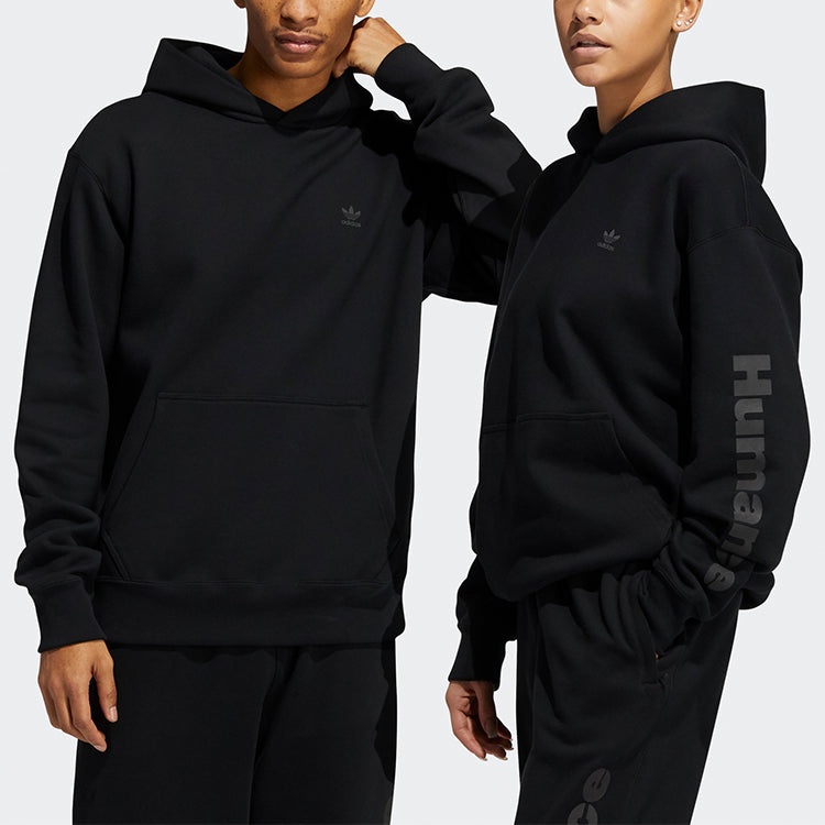 adidas Pw Bf Bas Hood Basic Sporty Terry Hooded Sweater Unisex Black GT4326 - 3