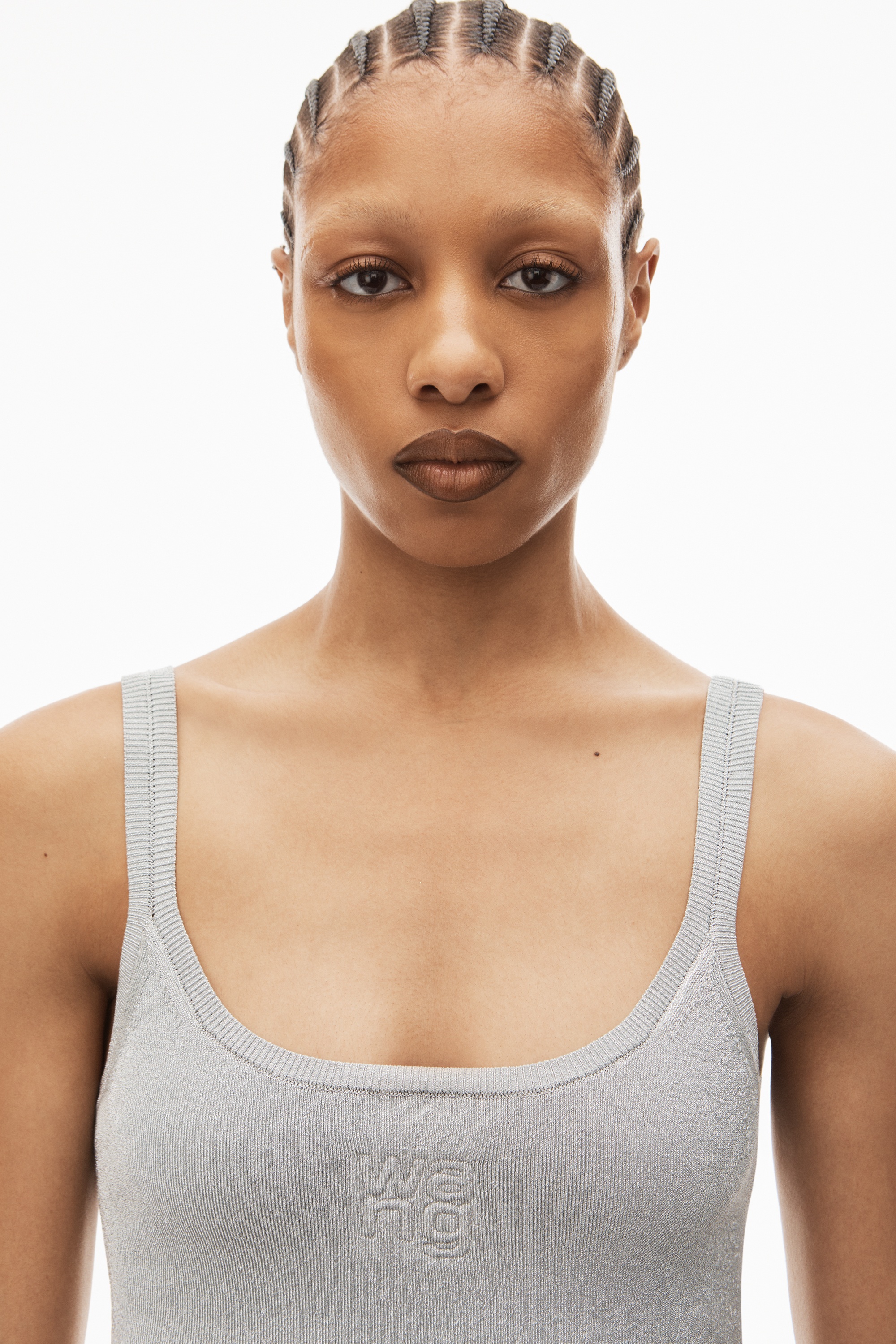 CAMI TANK DRESS IN LUREX - 5
