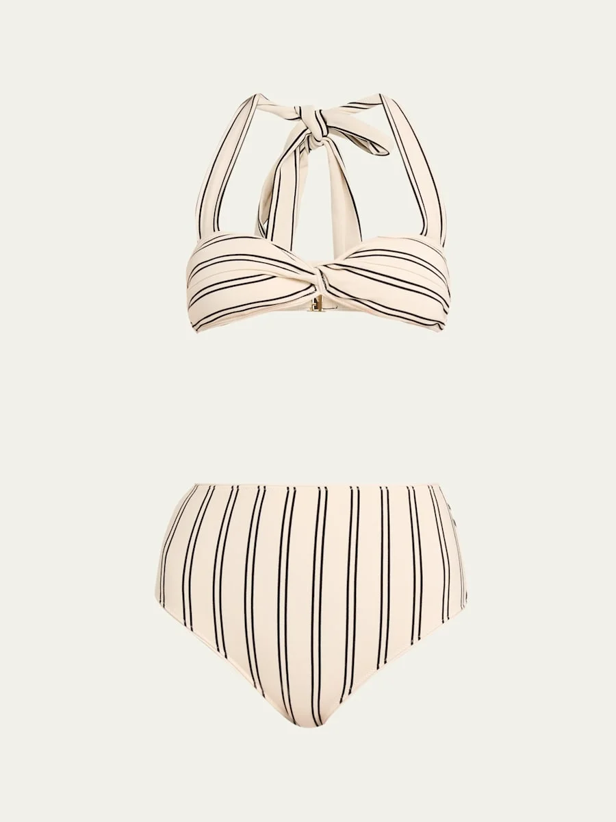 Daylight Twist Knit Two-Piece Swimsuit - 1