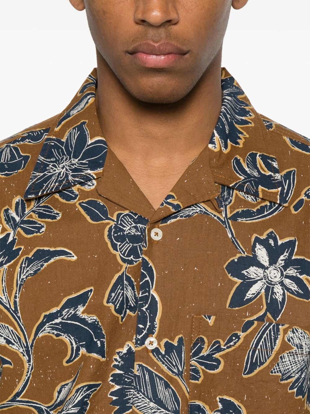 floral-print shirt - 5
