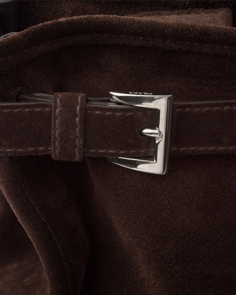 Prada Bonnie suede tote bag 5