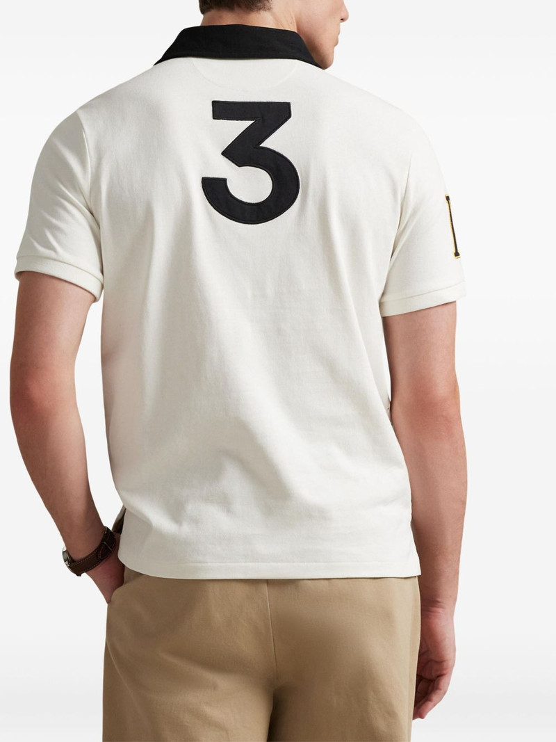 crest-embroidered T-shirt 4