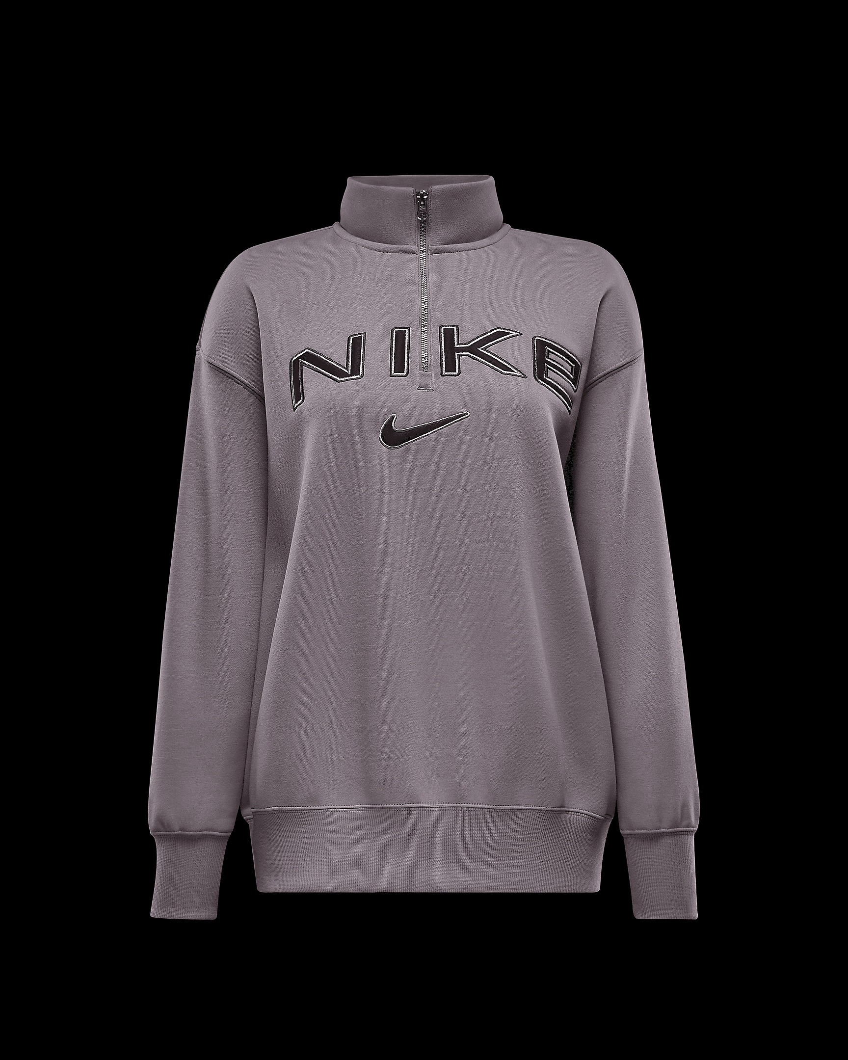 Nike Sportswear Phoenix Fleece Women's Oversized 1/4-Zip Logo Top - 6