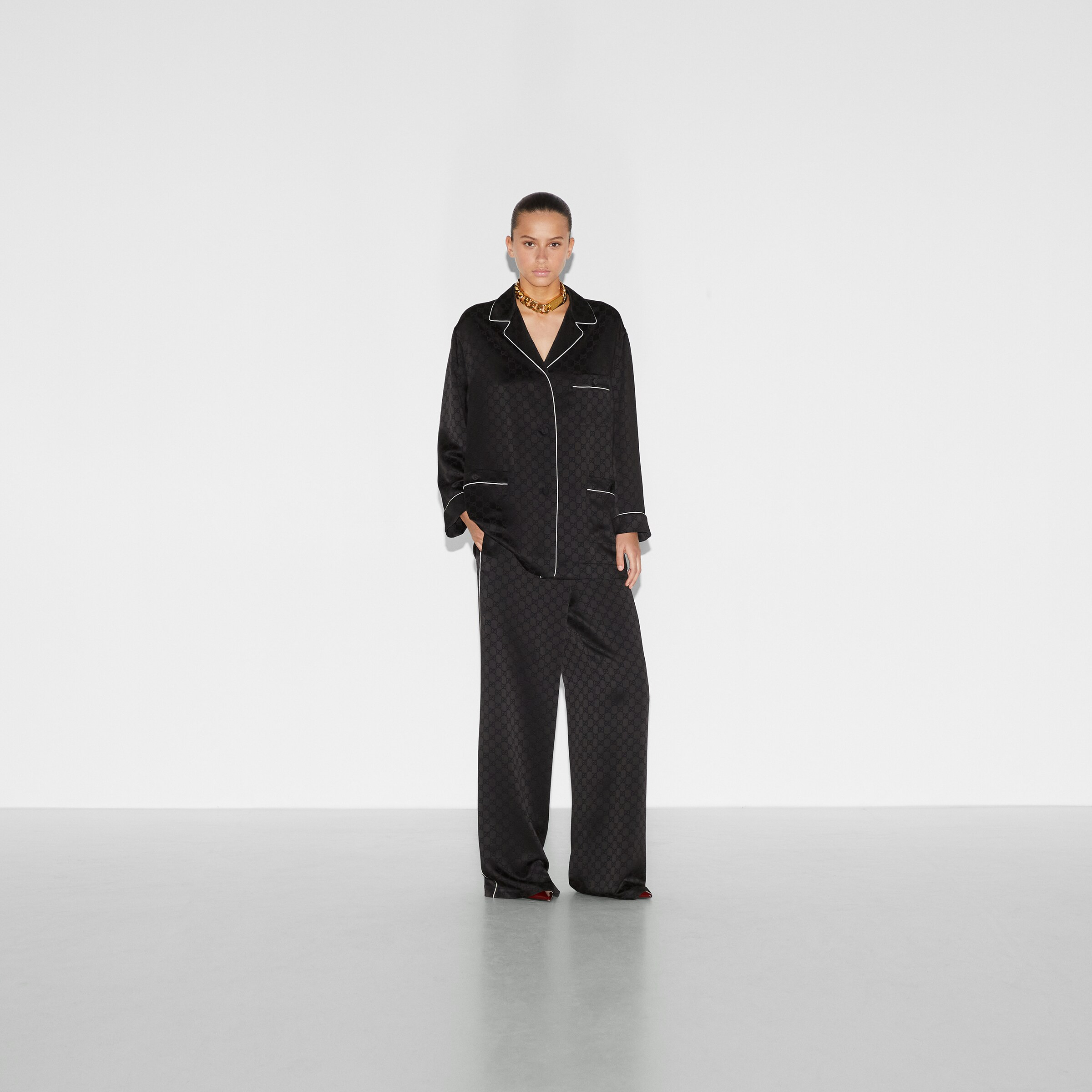 Viscose GG jacquard shirt - 2