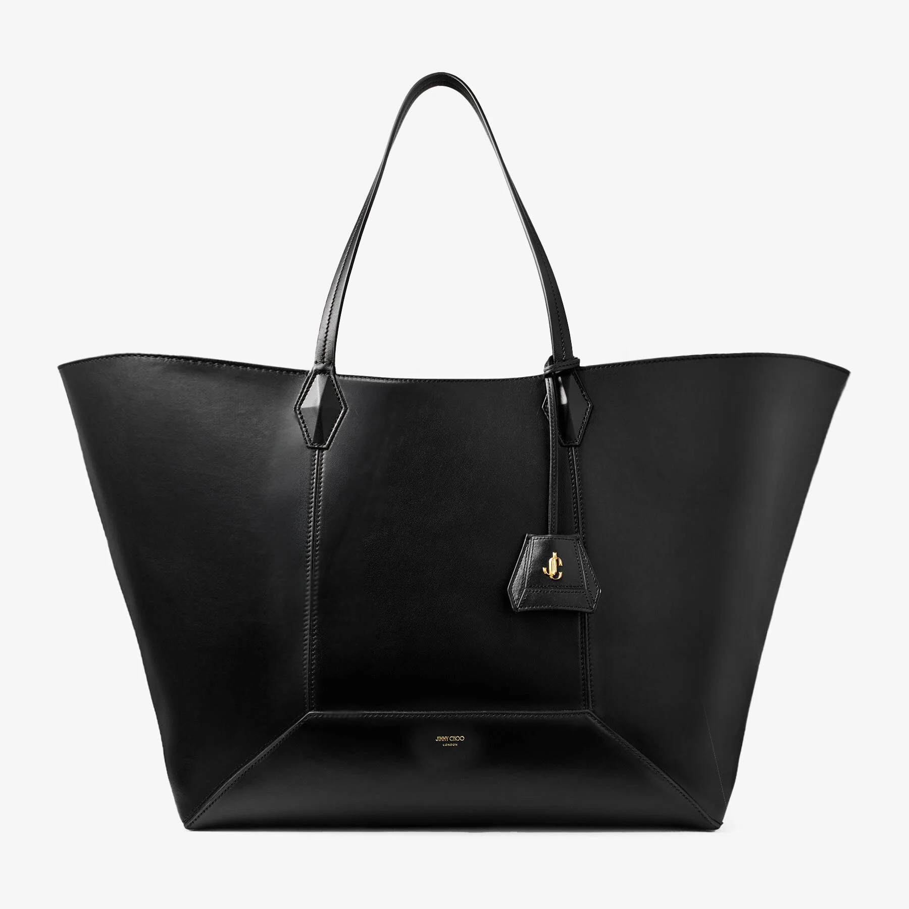 Diamond Tote L
Black Calf Leather Tote Bag - 1
