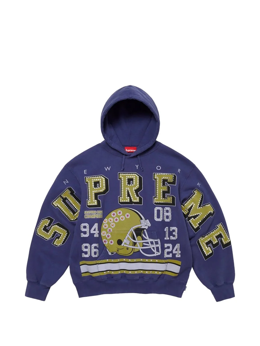 Champions studded graphic-print hoodie - 1