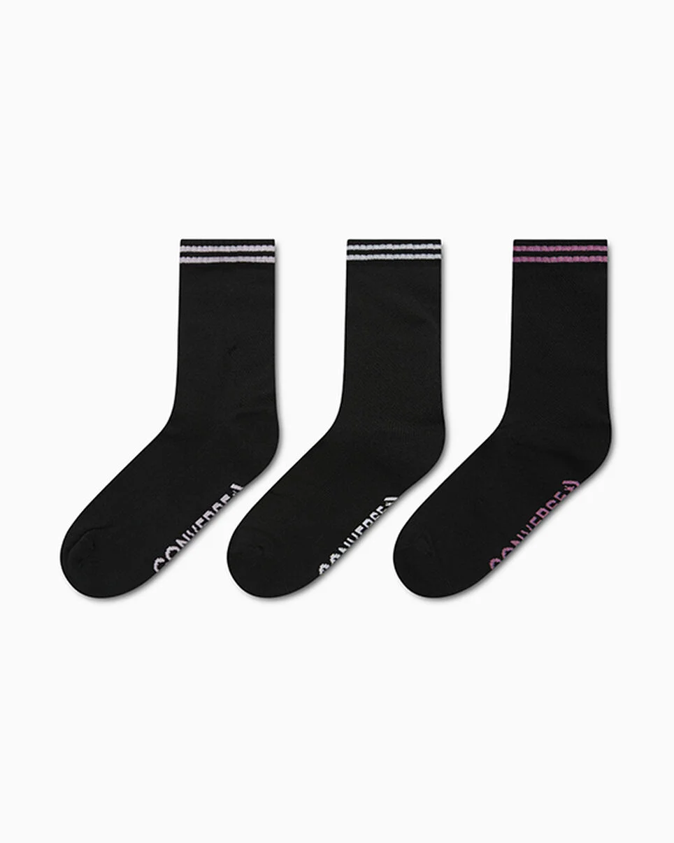 3-Pack Varsity Stripe Mesh Half-Crew Socks - 1