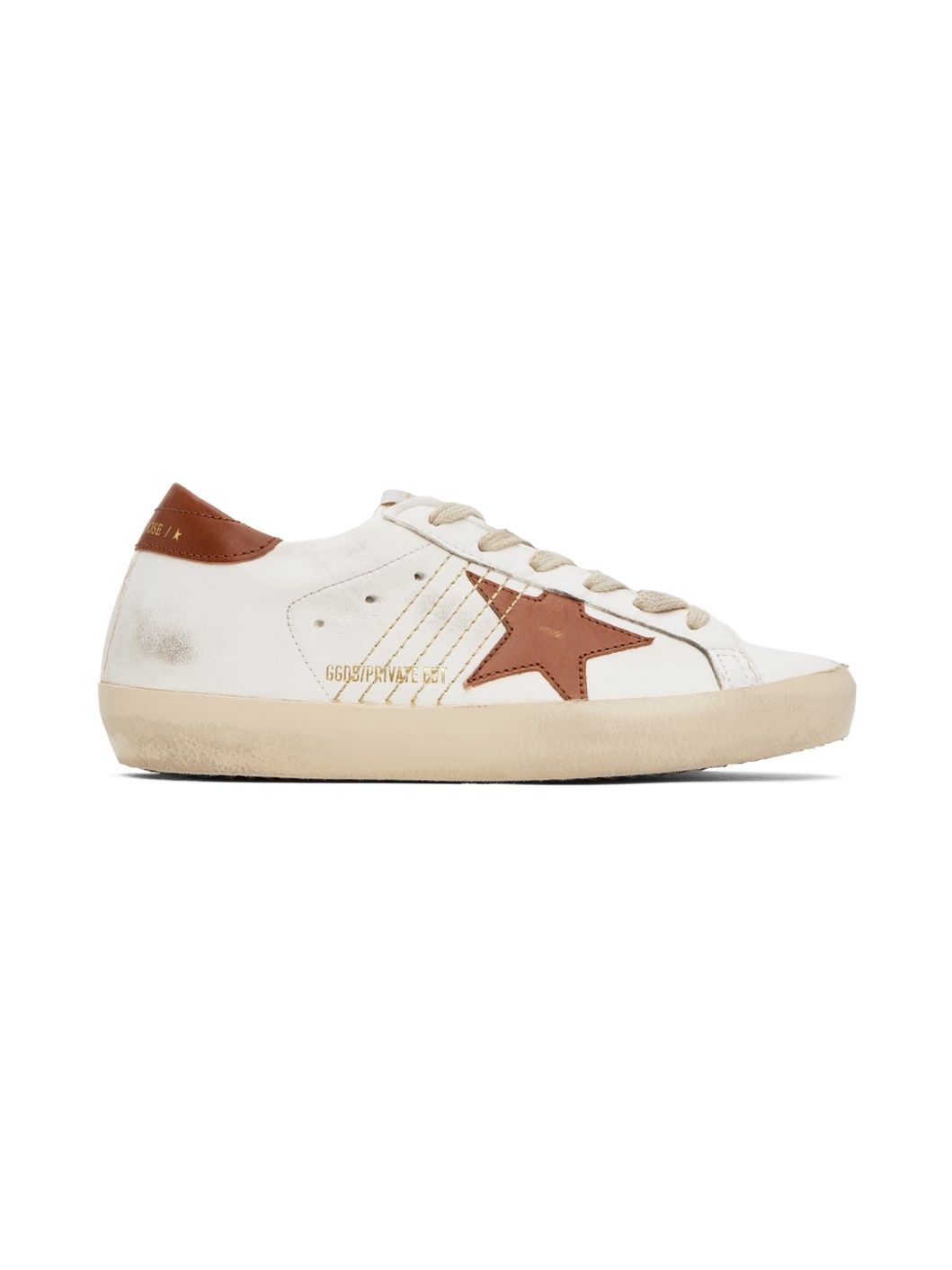 SSENSE Exclusive White Super-Star Sneakers - 1