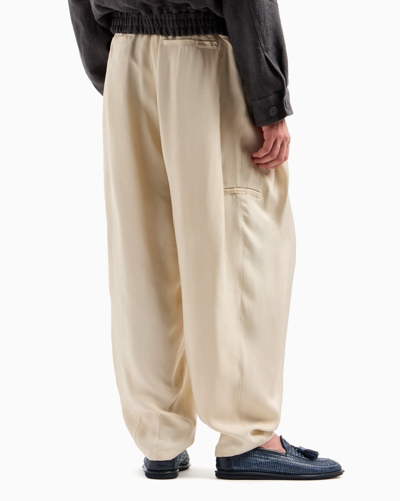WIDE-LEG VISCOSE TROUSERS - 3