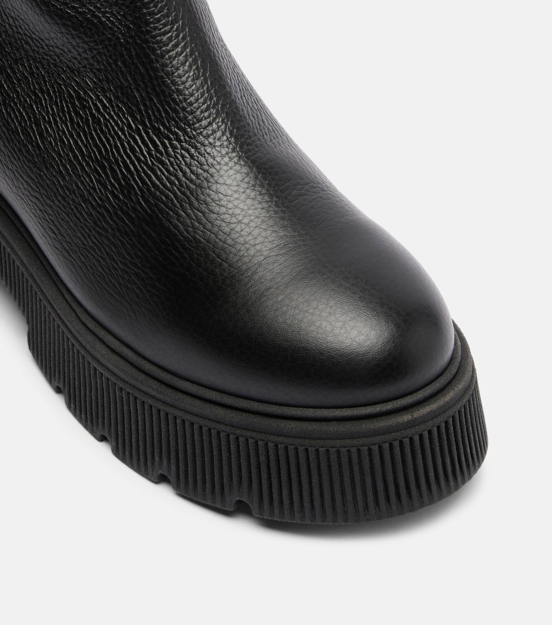 Turin shearling-lined leather ankle boots - 5