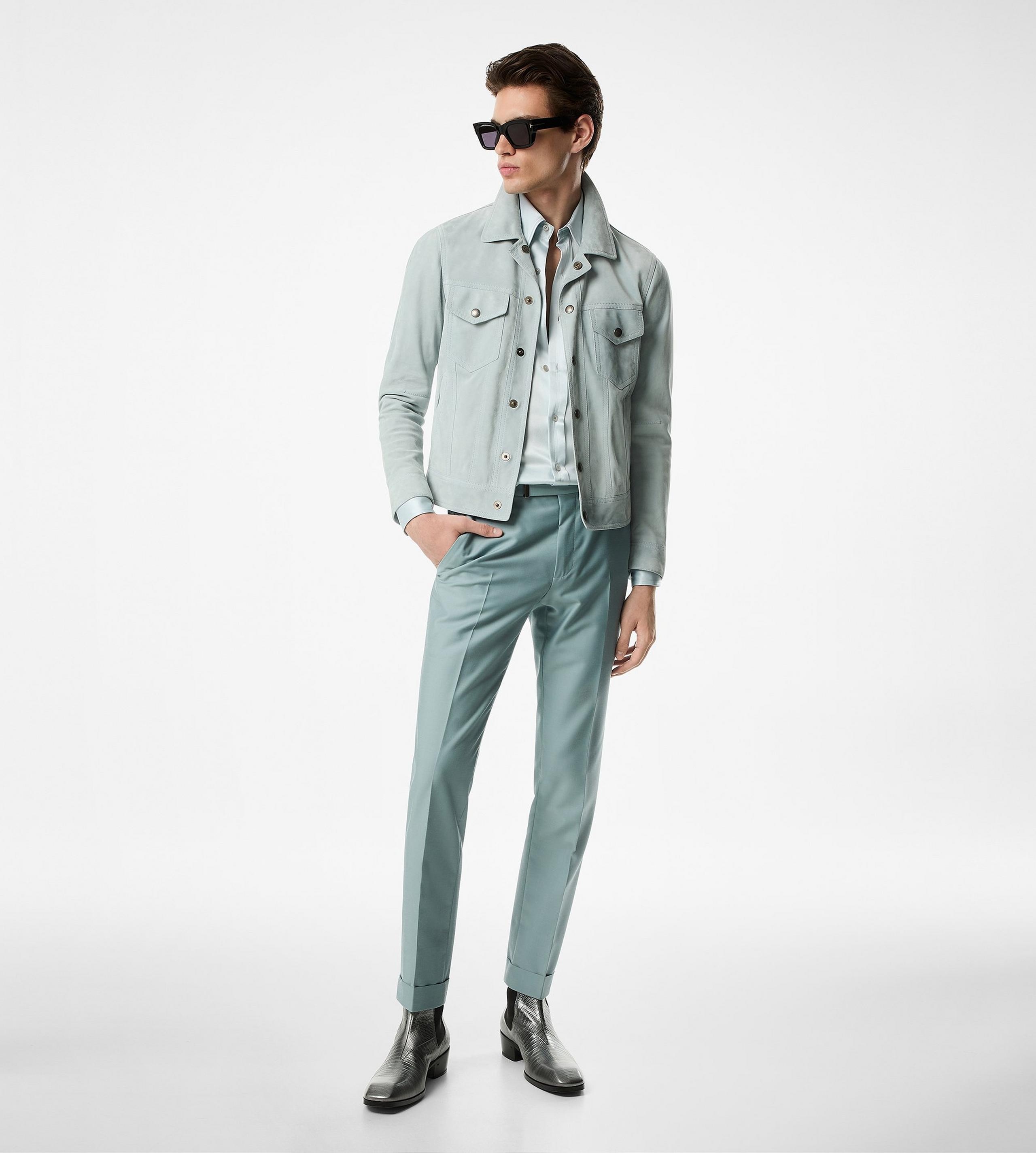 SOFT SUEDE JEAN JACKET - 4
