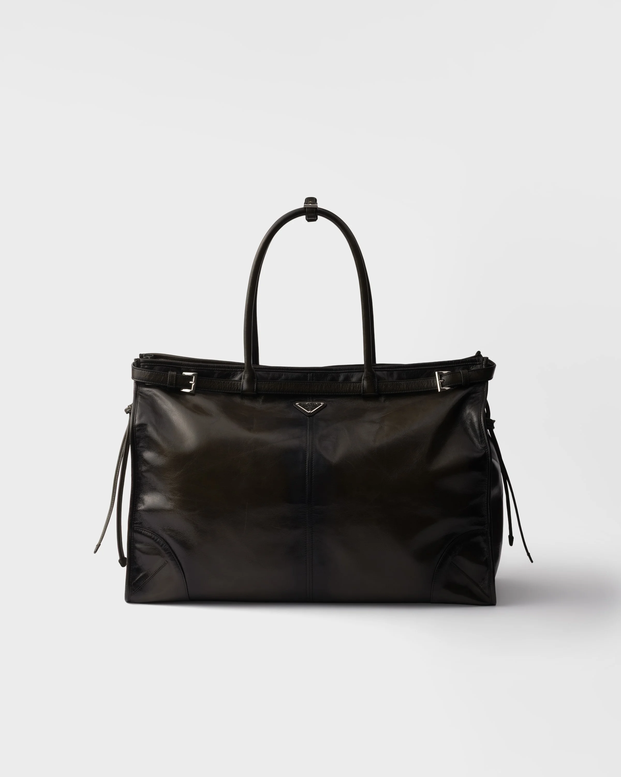 Prada Bonnie antiqued leather tote bag - 1