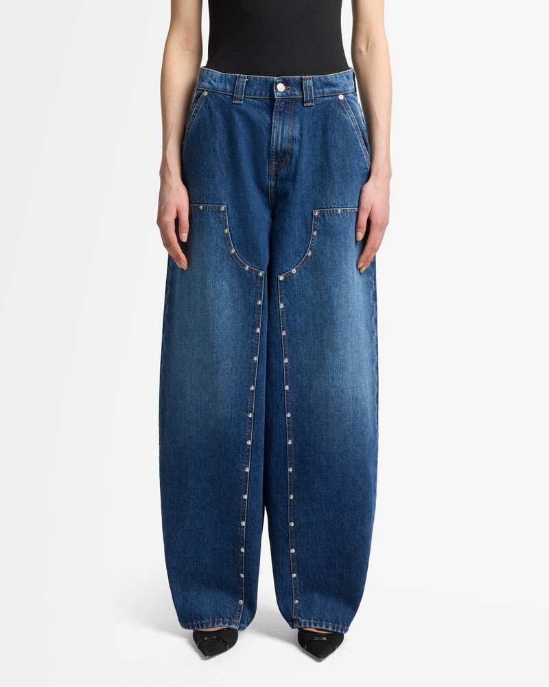 MANKIND Studded Balloon Jeans in Le Blue 3