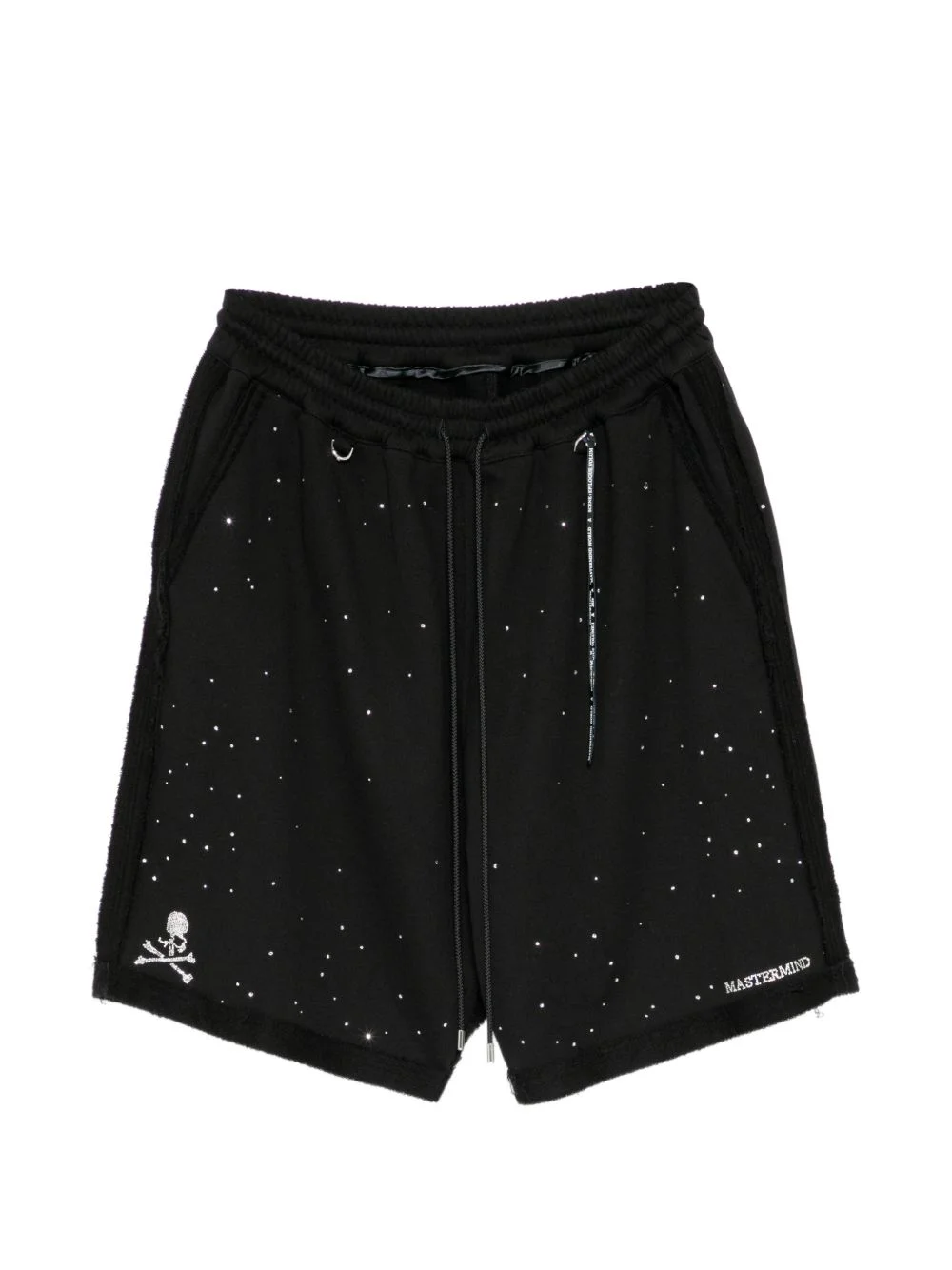 crystal-embellished shorts - 1