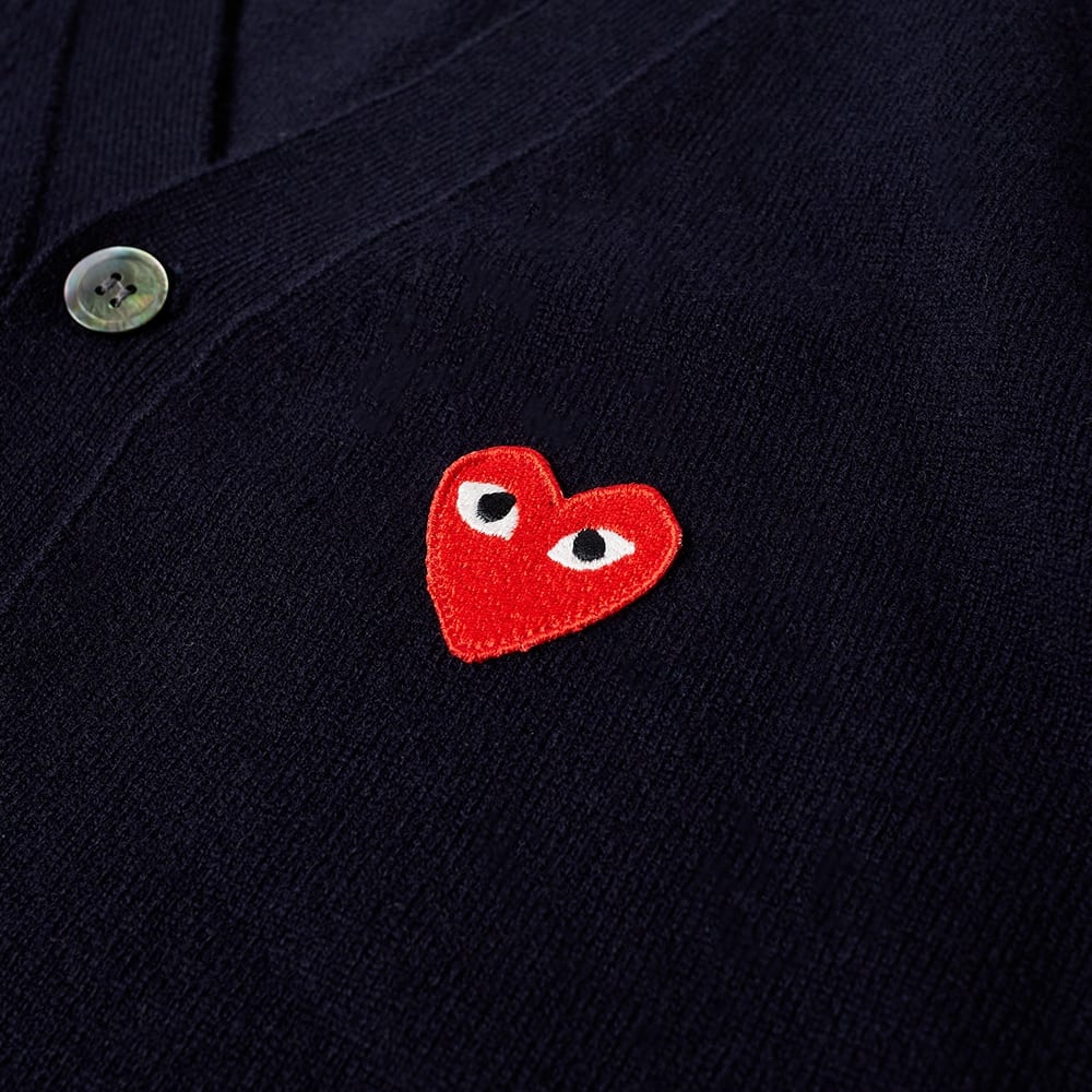 Comme des Garcons Play Red Heart Cardigan - 5