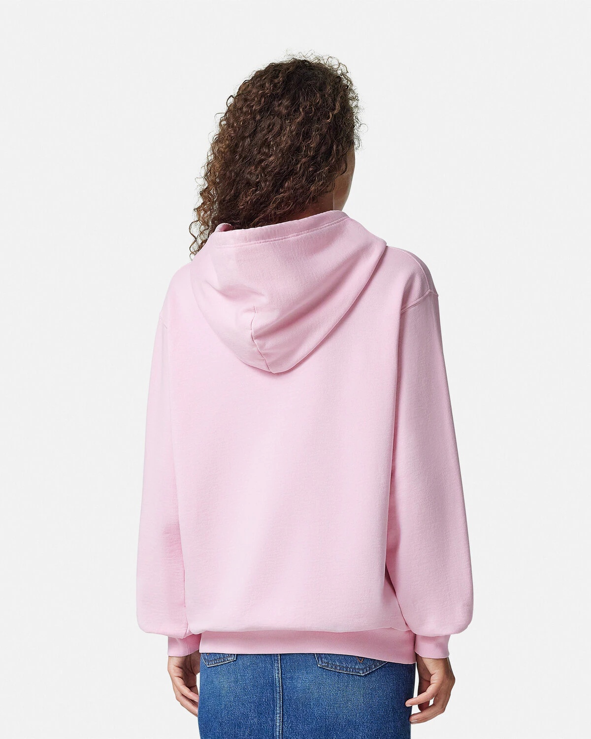 Fringed Embroidered Logo Hoodie - 5