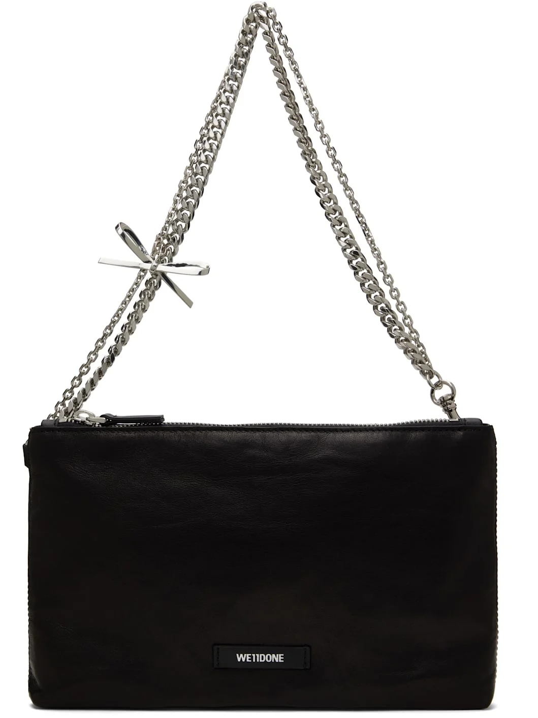 Black Ribbon Square Bag - 1