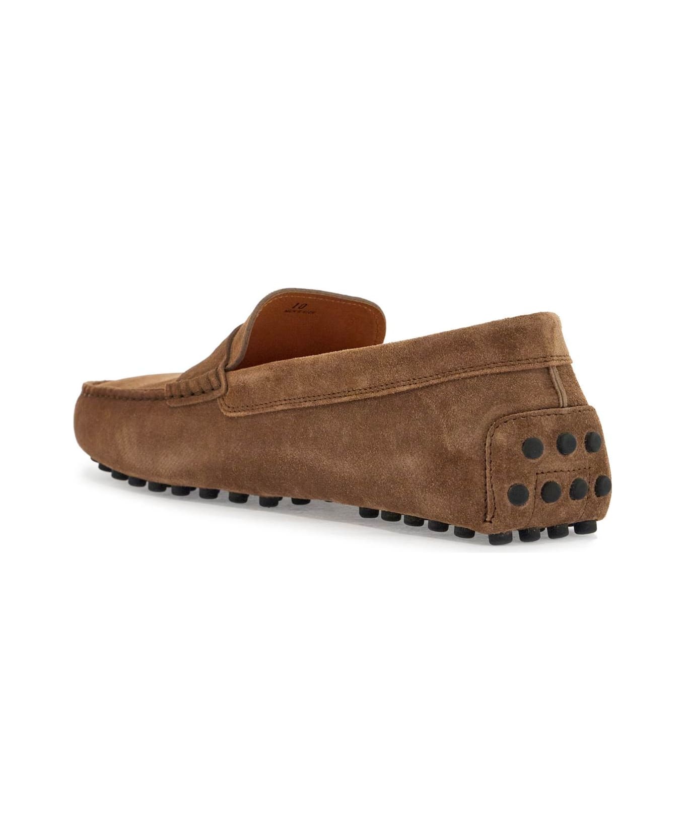 Light Walnut Leather Driving Moccasin - 3