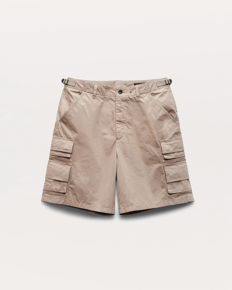 Union 8.5" Relaxed Straight Cotton Cargo Shorts - 1