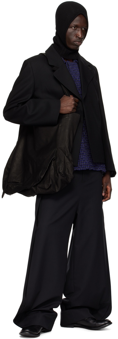 pet-tree-kor Black Lucerne Trousers | REVERSIBLE