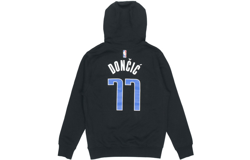 Nike Nike NBA Player Dallas Mavericks Casual Sports hooded Pullover Long Sleeves Black DN4986-010 outlook