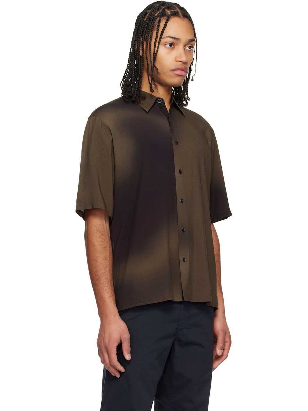 Brown Dalton Printed Shirt - 2
