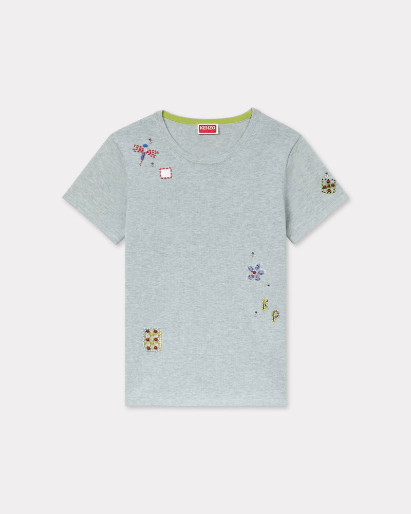 Embroidered top in cotton - 1