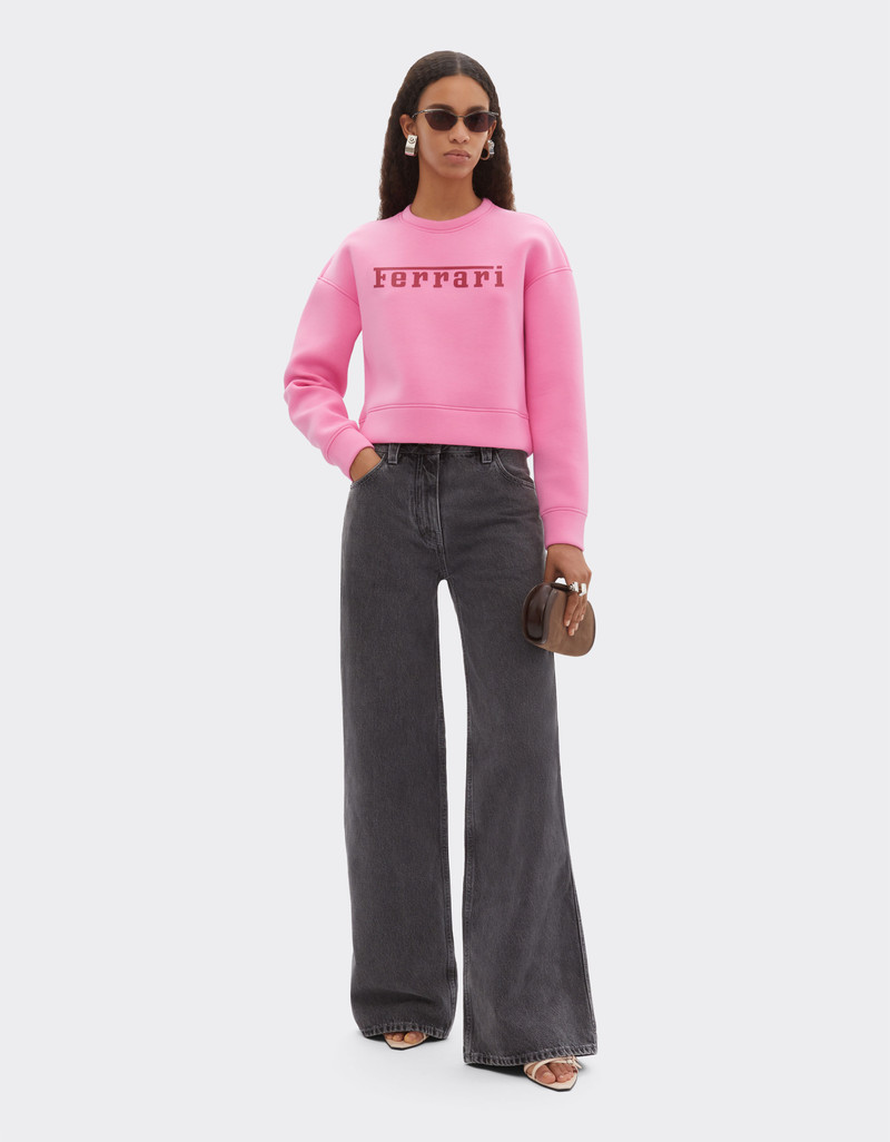 Ferrari Scuba jersey sweatshirt with Ferrari logo print outlook