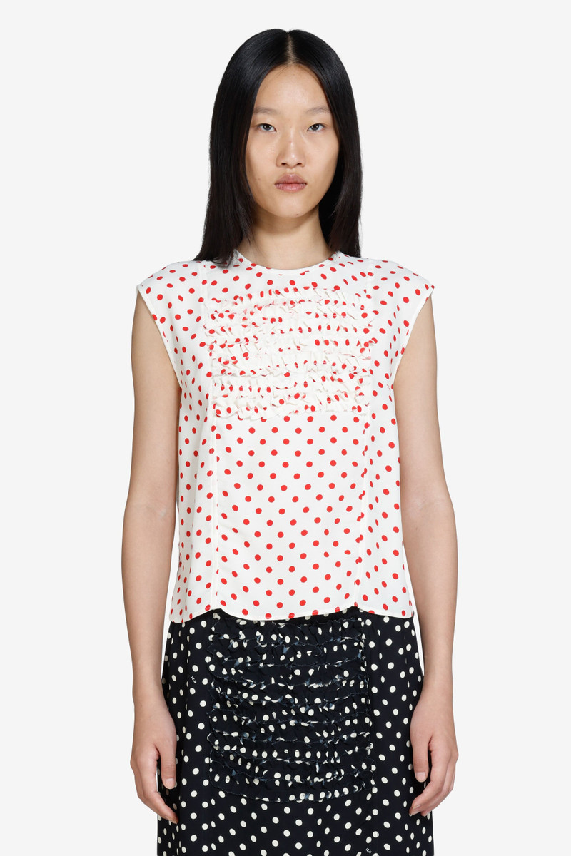 POLKA DOT SLEEVELESS TOP 1
