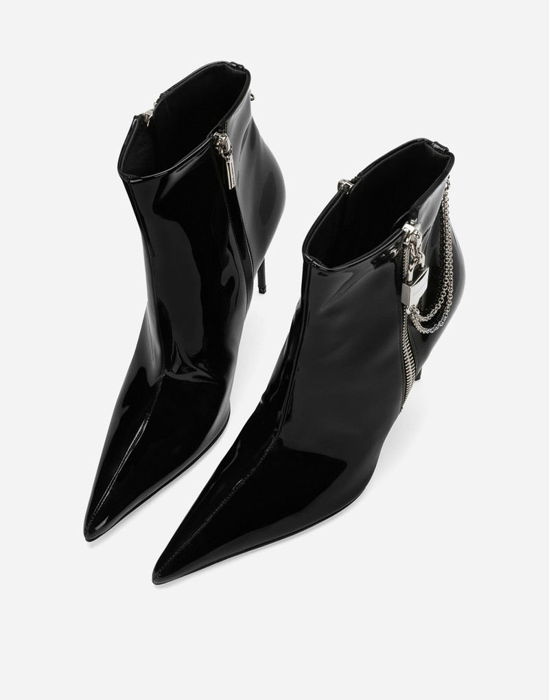 Patent leather ankle boots 4