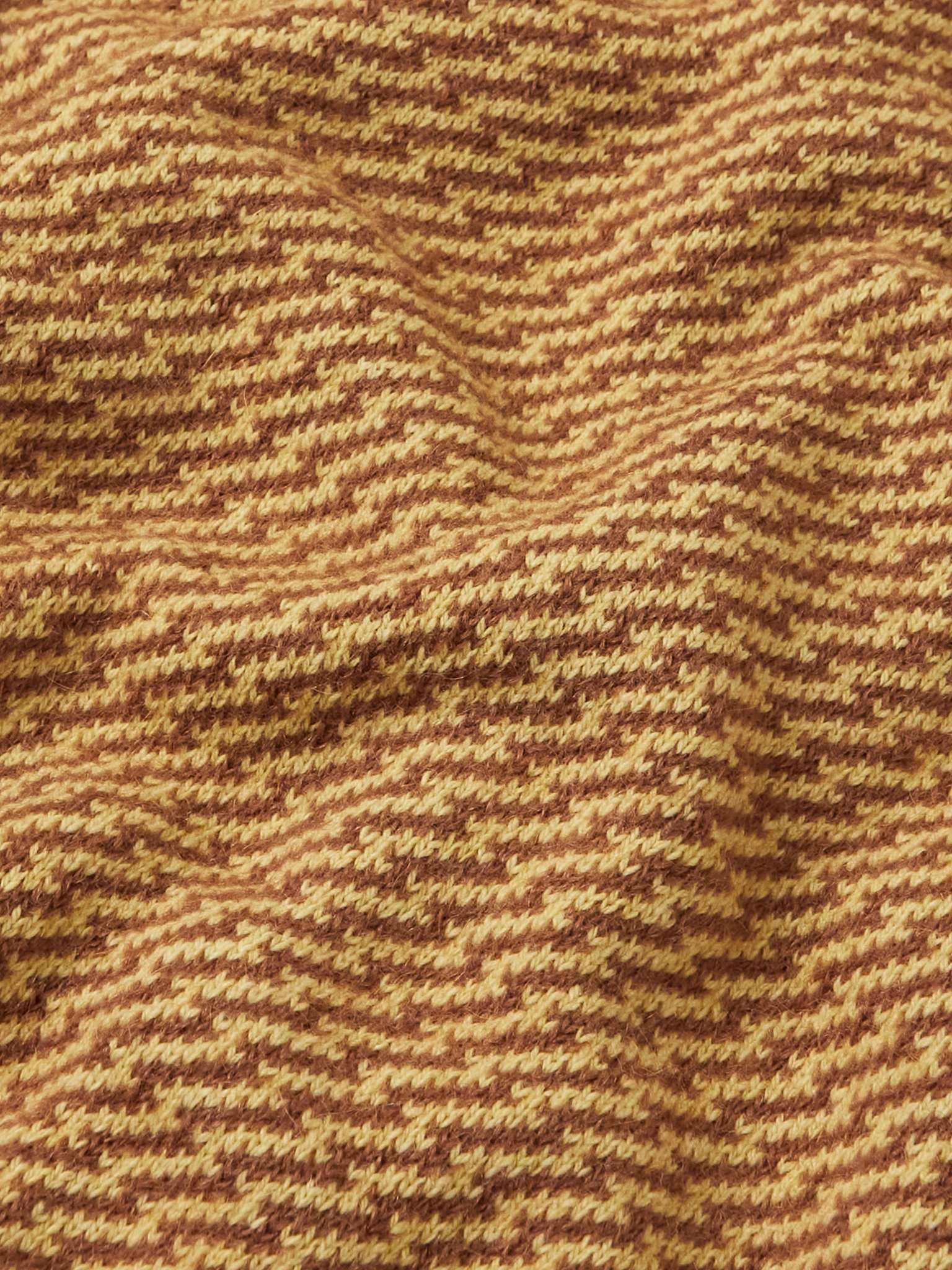 Clarinet Jacquard-Knit Recycled Cashmere-Blend Cardigan - 3