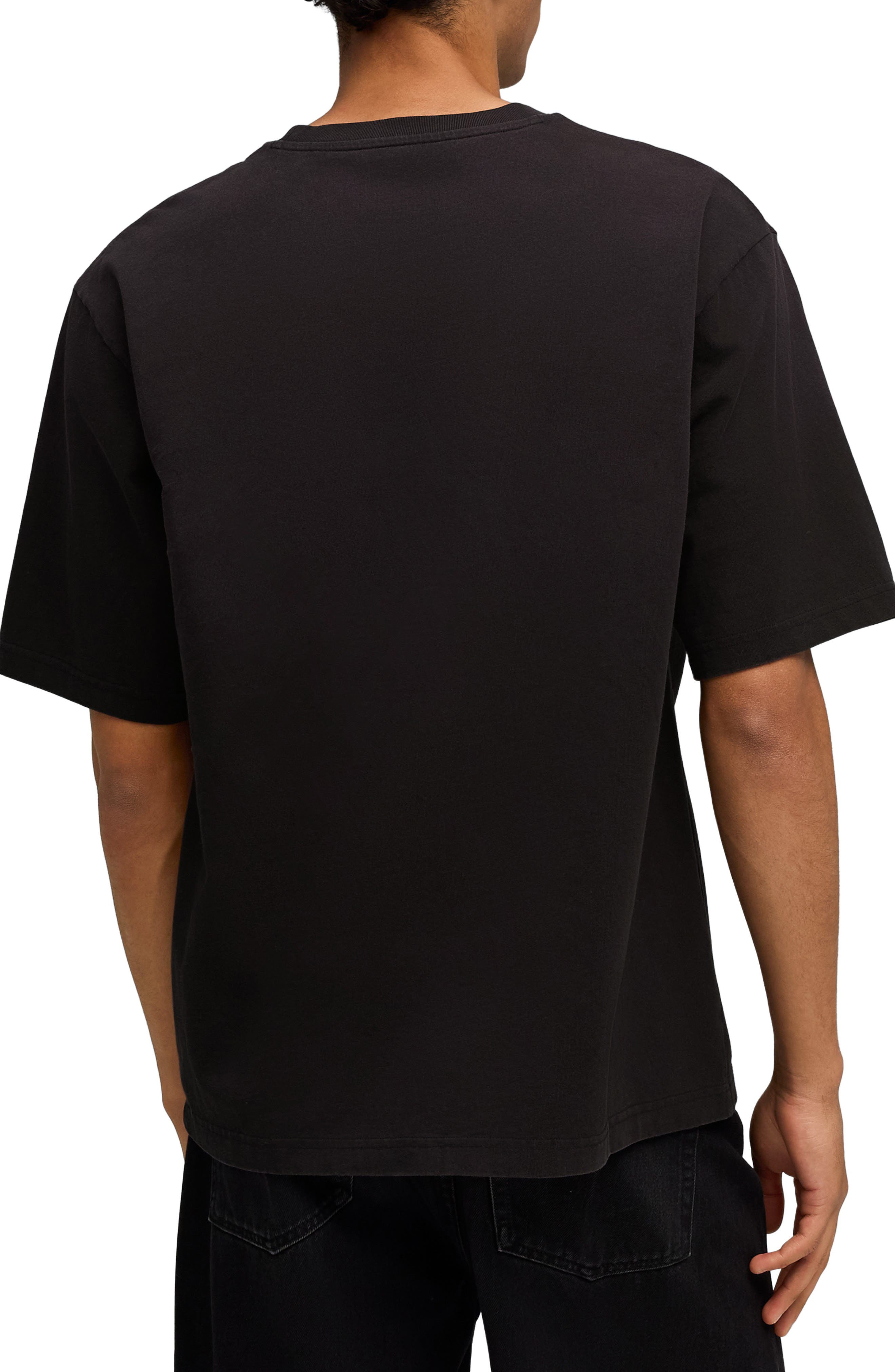 PUMA Tech-X Washed Cotton T-Shirt in Puma Black at Nordstrom - 2