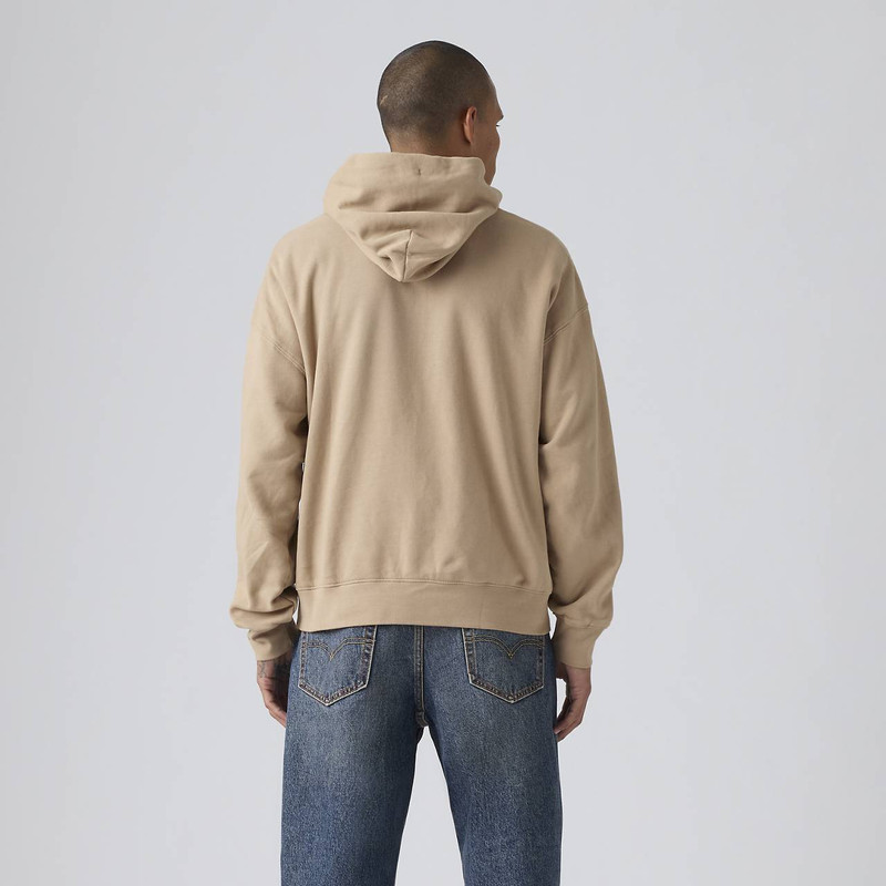 SOFT BOXY GARMENT DYE HOODIE SWEATSHIRT 4