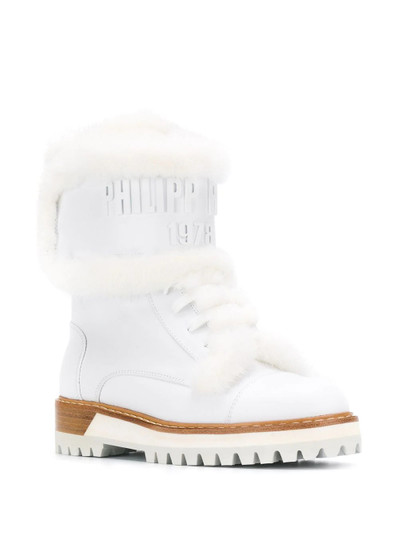 PHILIPP PLEIN 1978 ridged sole boots outlook