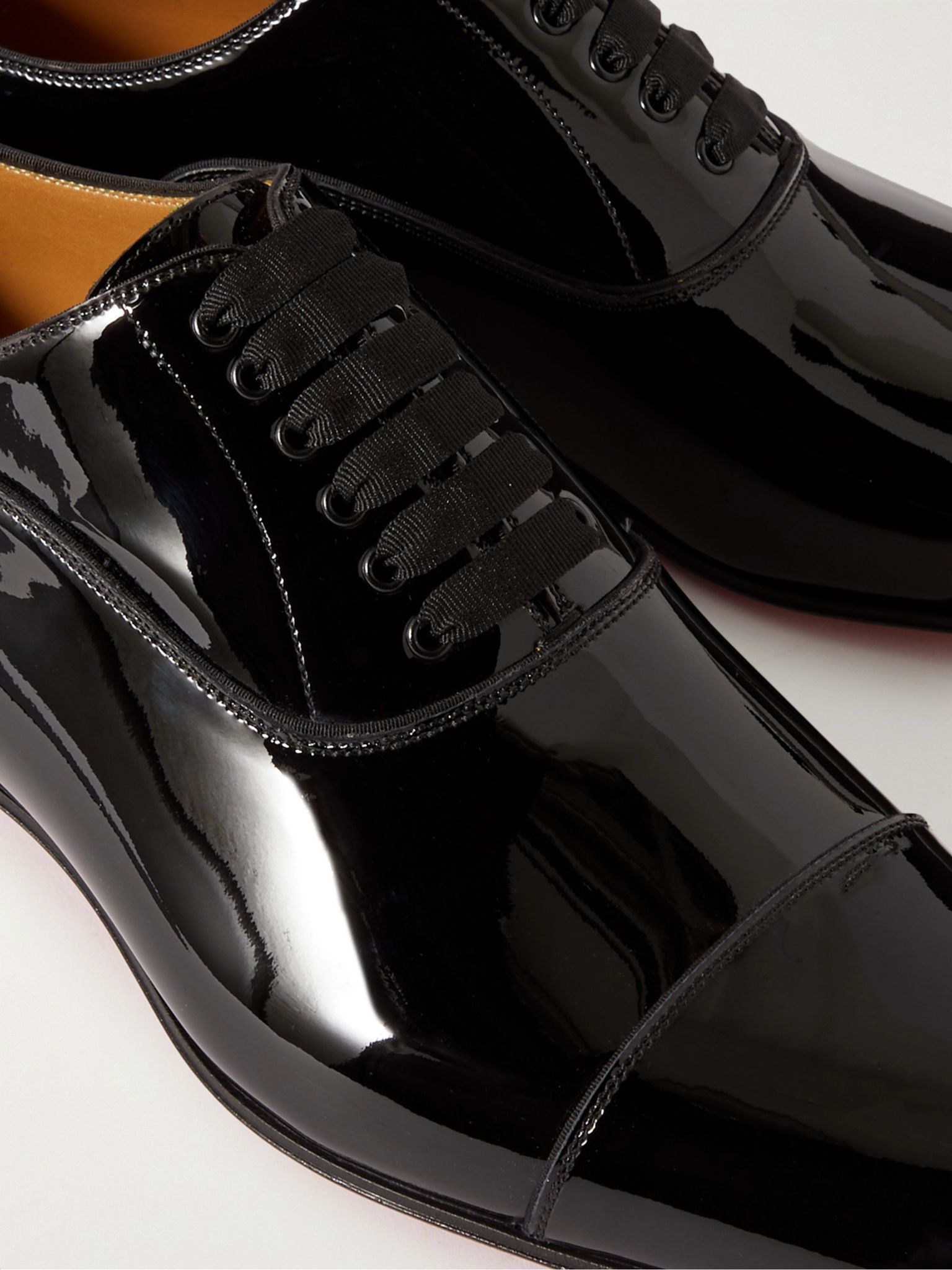 Greggo Patent-Leather Oxford Shoes Black - 5